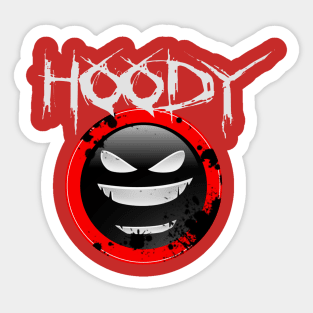 Hoody front and back Sticker